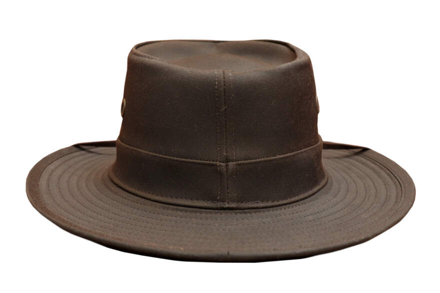 Hills Hats - The MacKenzie Oilskin Wide Brim