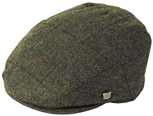 Failsworth - Cambridge - Flat Cap - British Wool - Brown Blue #300