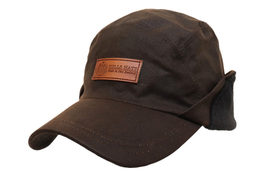 Hills Hats - The Game Oilskin Flap Cap