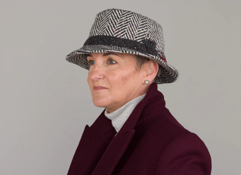 Hanna Hats of Donogal Walking Hat Tweed
