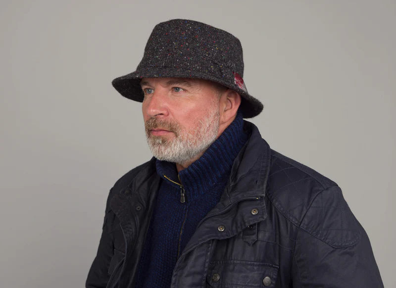 Hanna Hats of Donogal Walking Hat Tweed